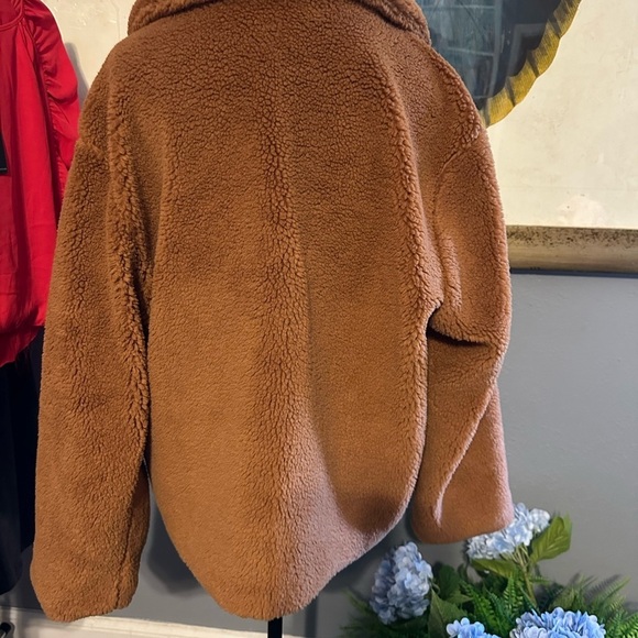 Gap NWT large brown Sherpa jacket - Picture 5 of 7